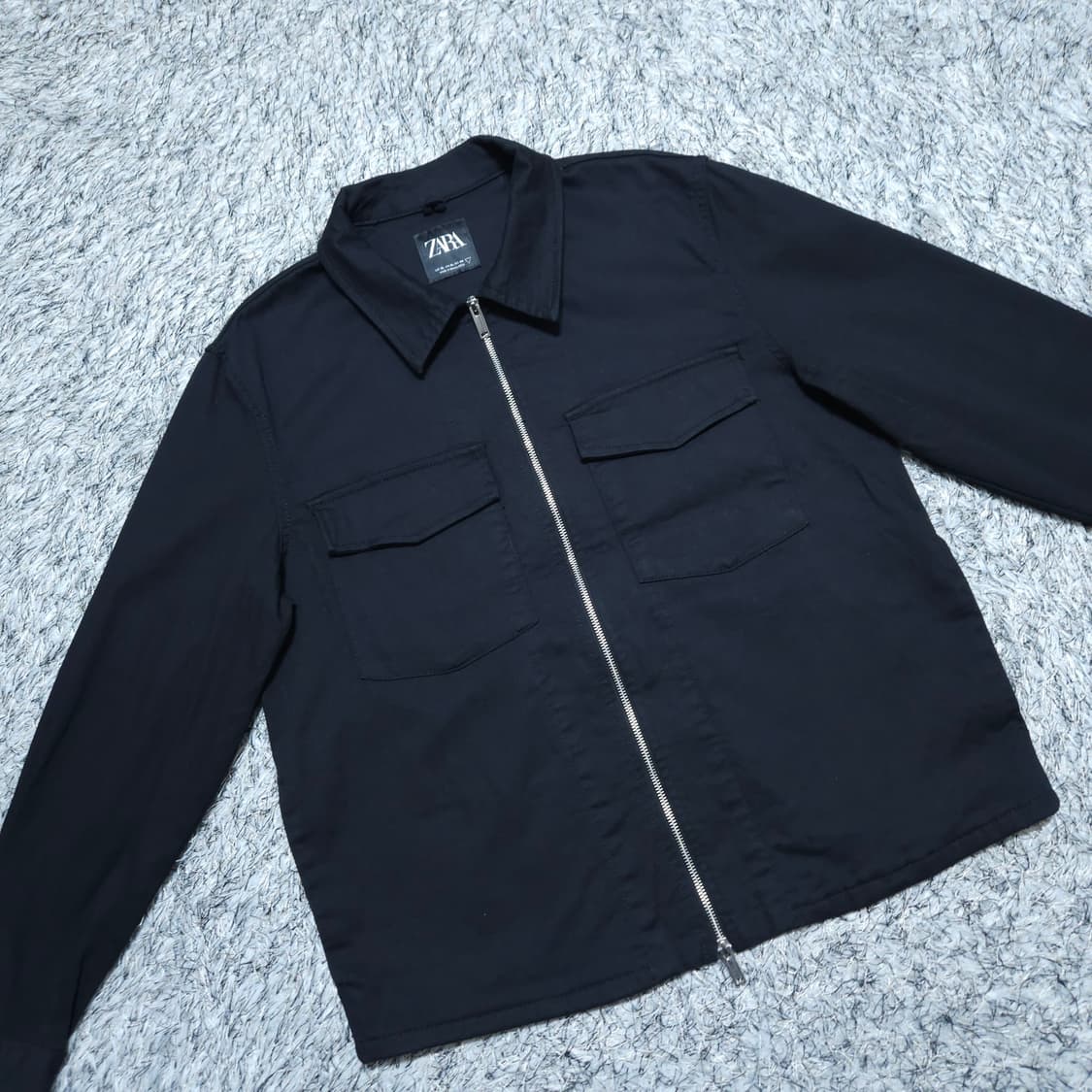 자라) 44(L추천) 남자 셔츠형자켓 데님자켓 / 왕눈이샵 상품이미지2