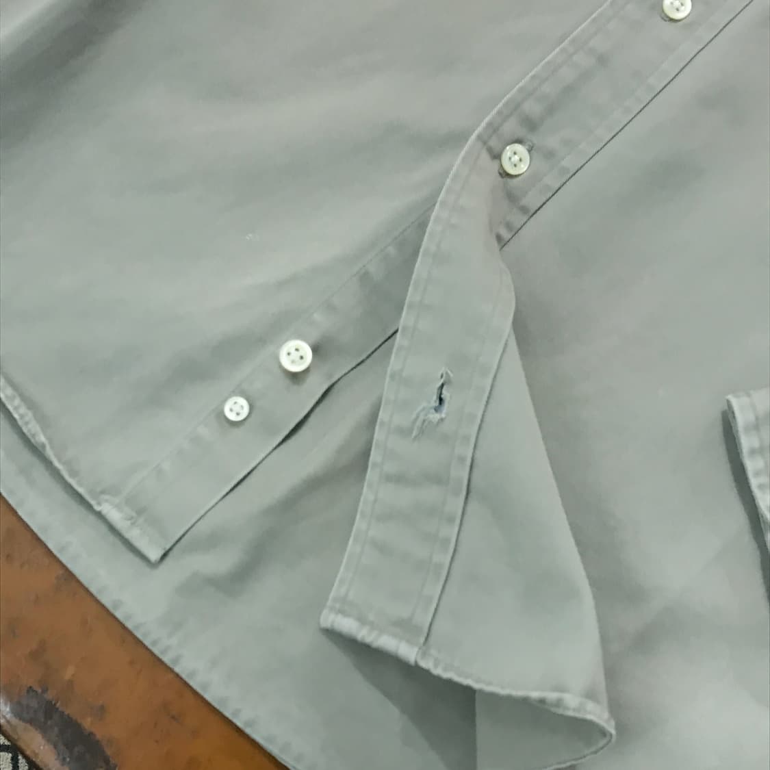 폴로랄프로렌 카키 코튼 셔츠 여성 55 66 남성 97 사이즈 상품이미지4