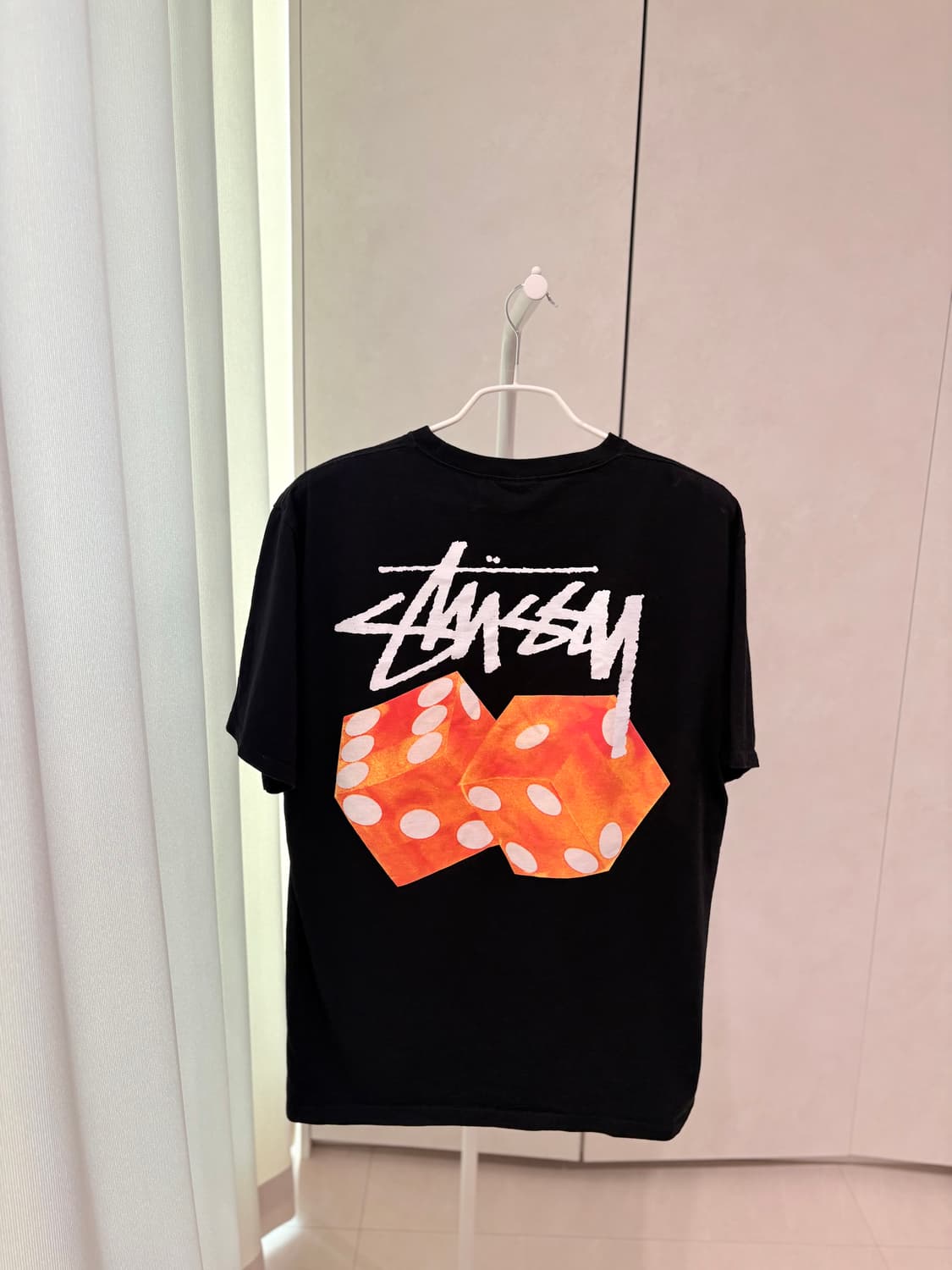 스투시 다이스 아웃 티셔츠 블랙 L 사이즈 상품이미지1