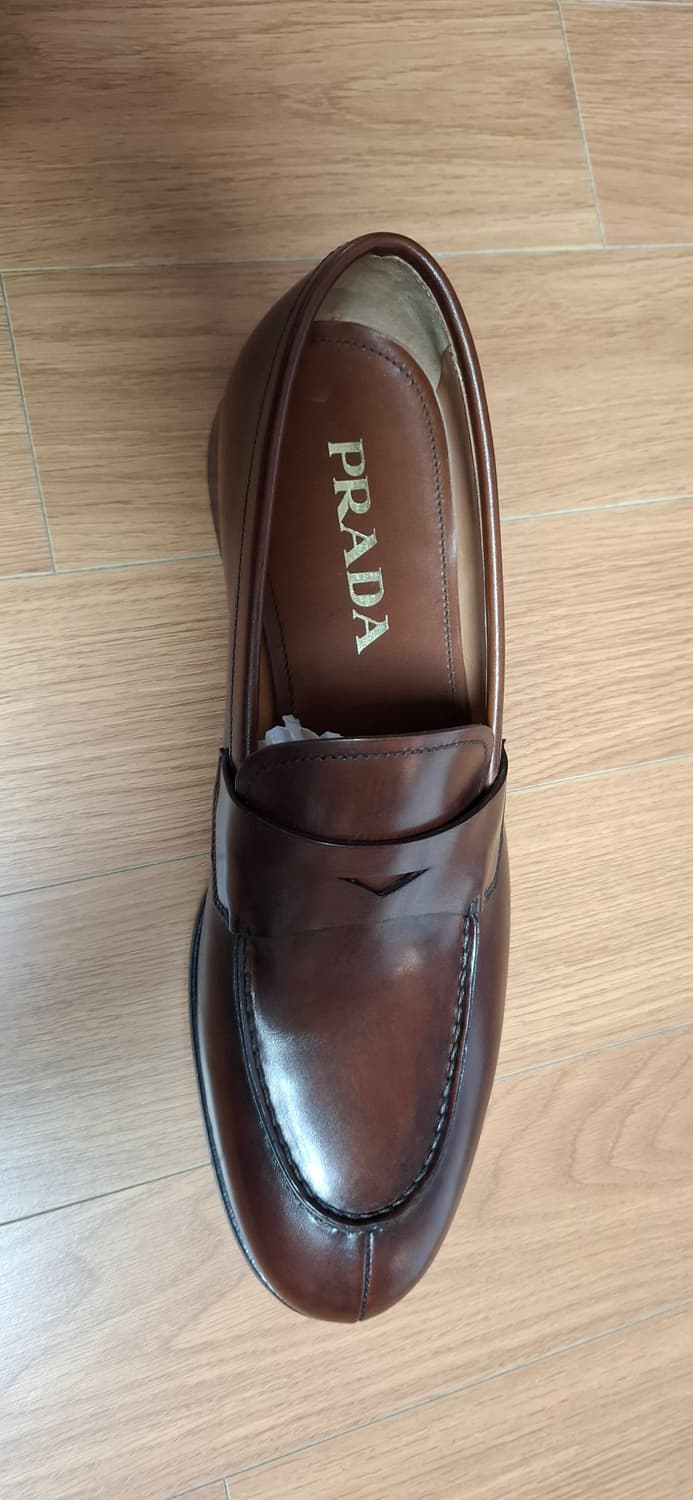 프라다 남성 브라운 로퍼 상품이미지2