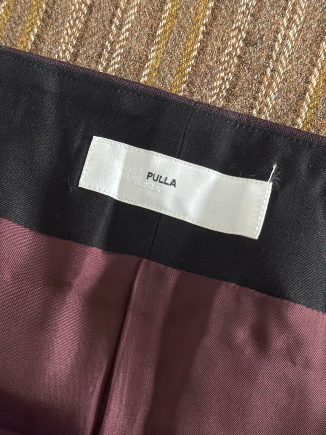 Toga Pulla 울 레이어드 스커트(34) 상품이미지6