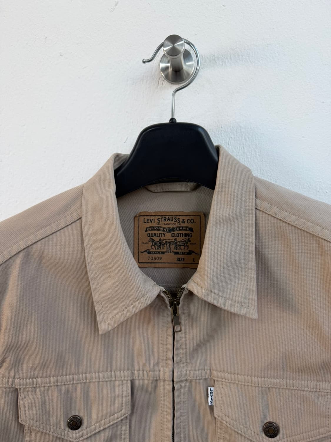 90s 리바이스 70509 코듀로이 워크 자켓 상품이미지3