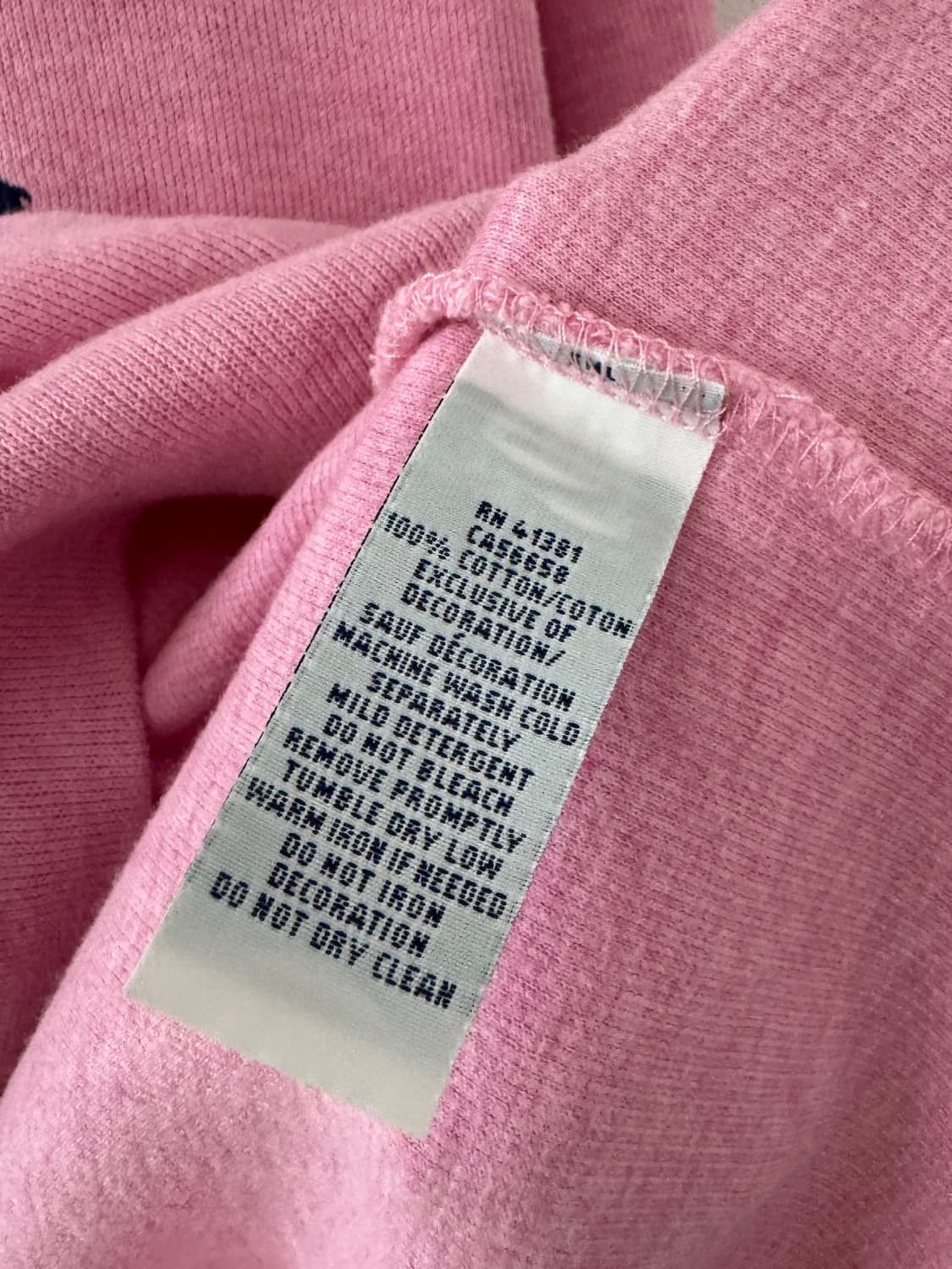 폴로 연핑크 반집업 니트 상품이미지5
