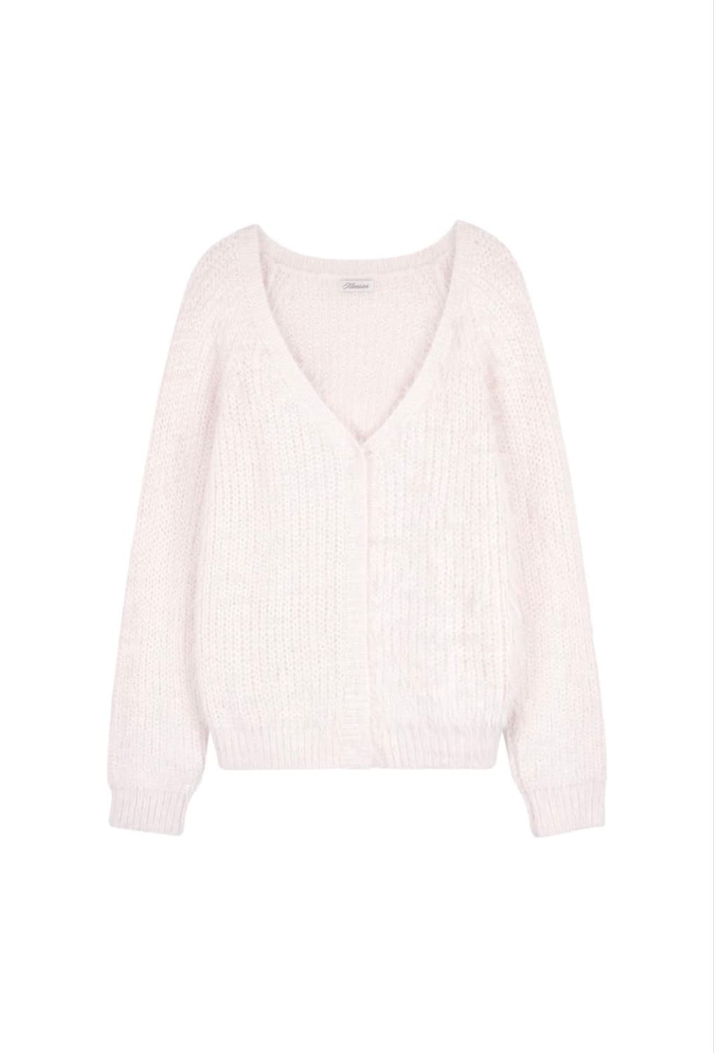 [새상품/택포] 클리시어 슈가플럼 헤어리 가디건 핑크 윈터 상품이미지1