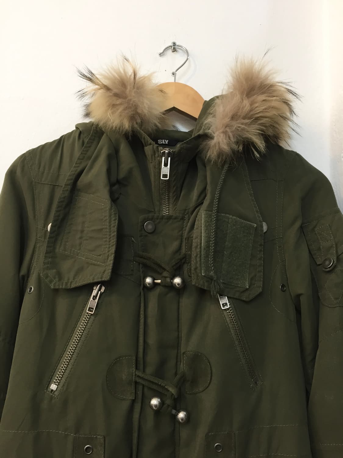 빈티지 퍼 토글 야상 사파리 자켓 상품이미지5