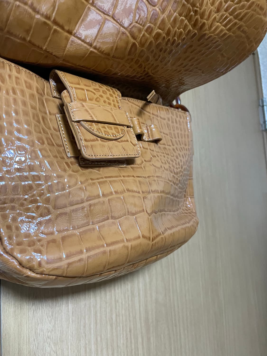 마뗑킴 할리우드백 브라운 / 사용감X 상품이미지4