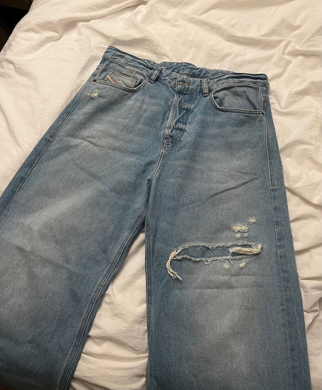 디젤 d-rise 09e25 와이드 데님 32 상품이미지5