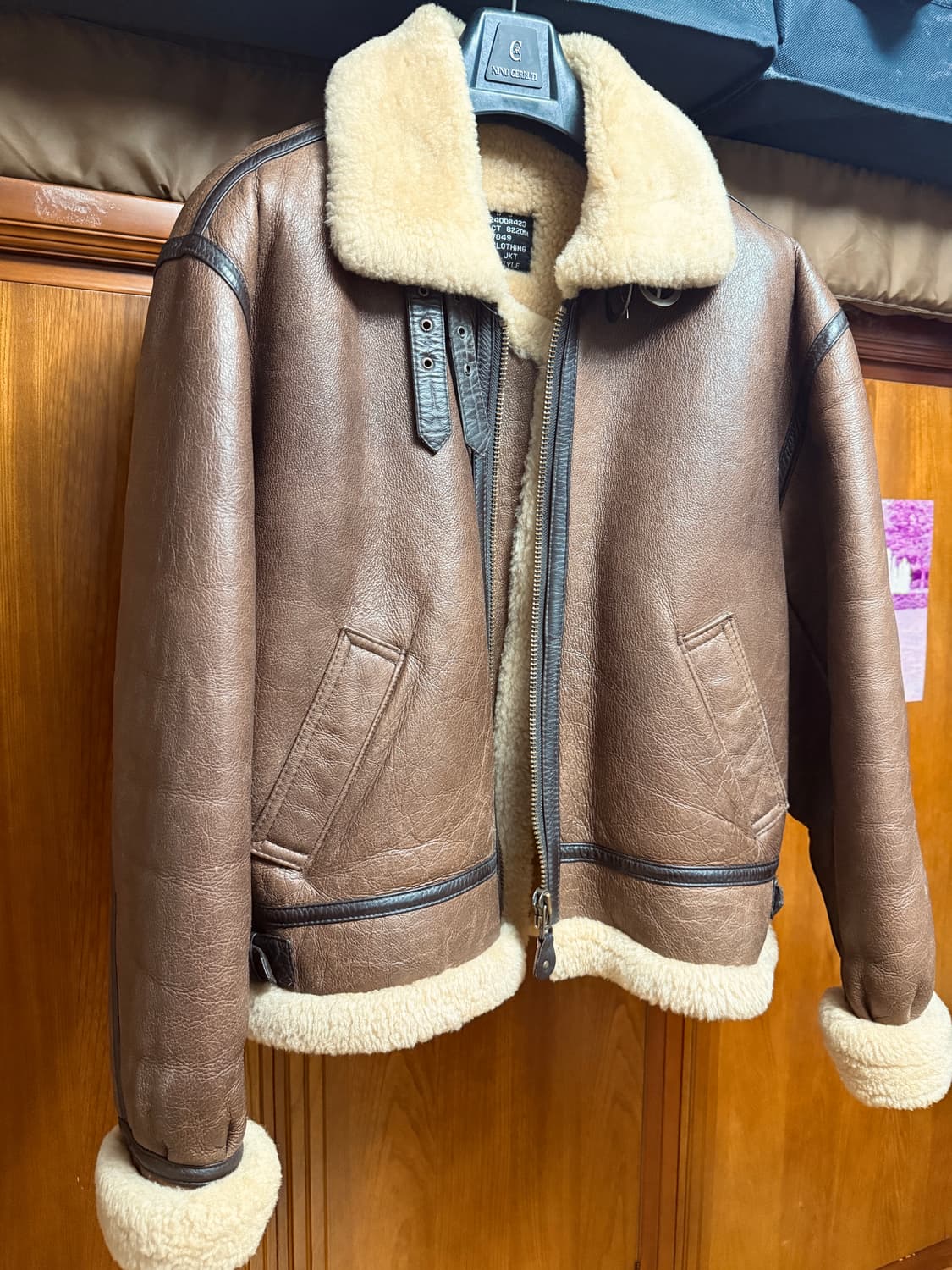 B-3 양가죽 양털 무스탕 자켓 상품이미지2