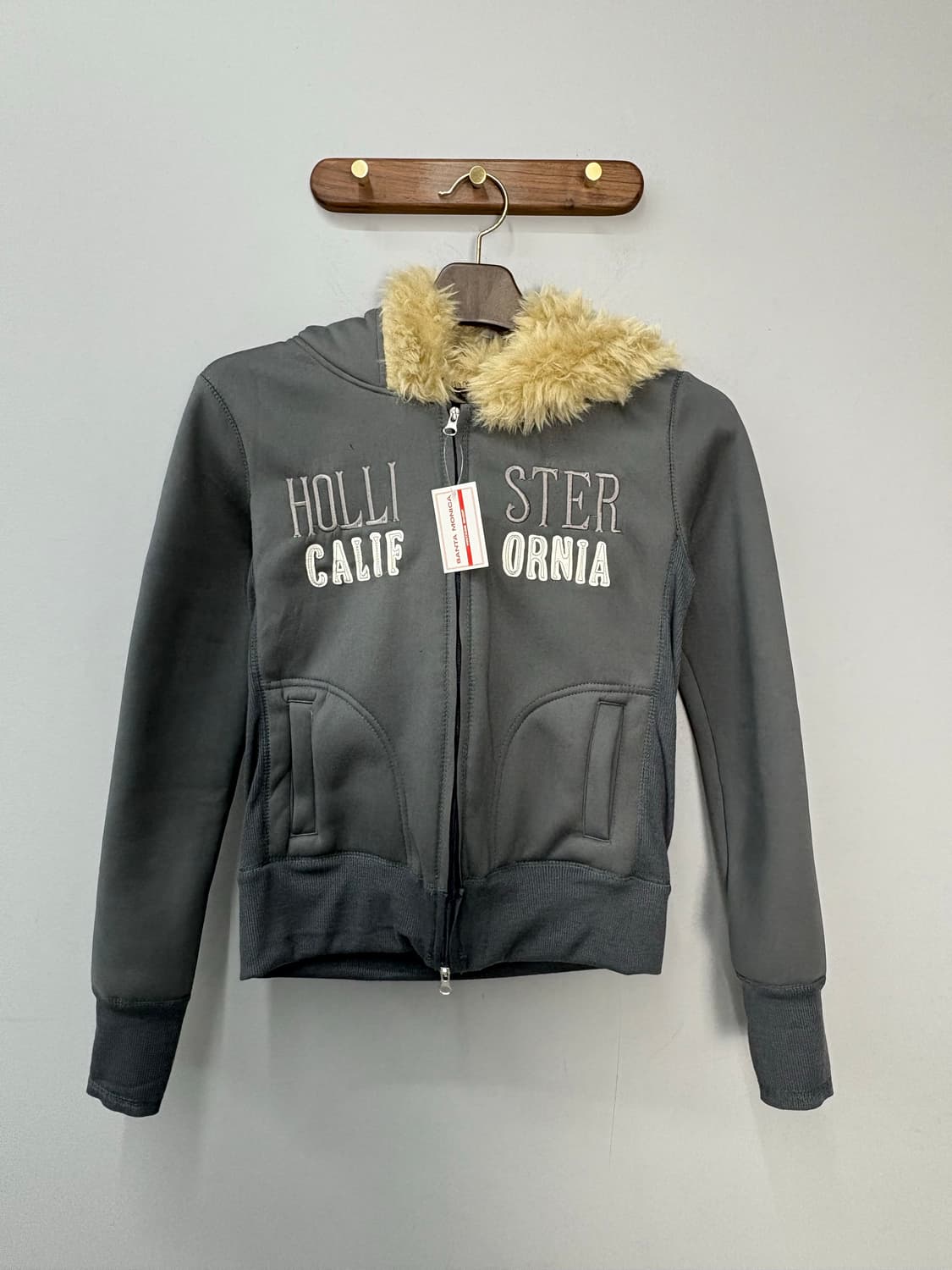 빈티지 y2k 스트릿 퍼 후드집업 A3044 상품이미지2