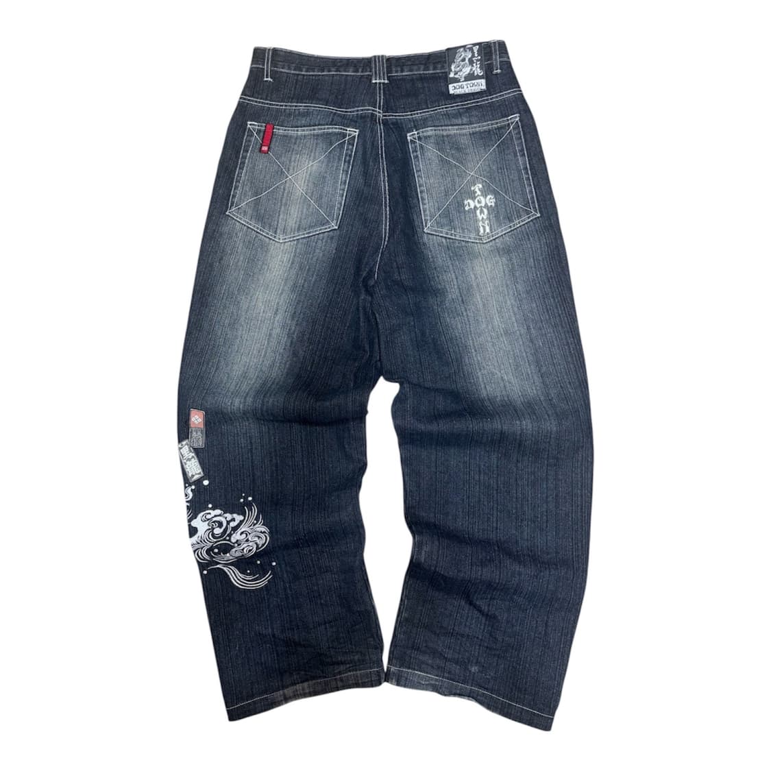 [DOG TOWN] 도그타운 오리엔탈 잉어 자수 올드스쿨 워싱 데님팬츠 상품이미지2