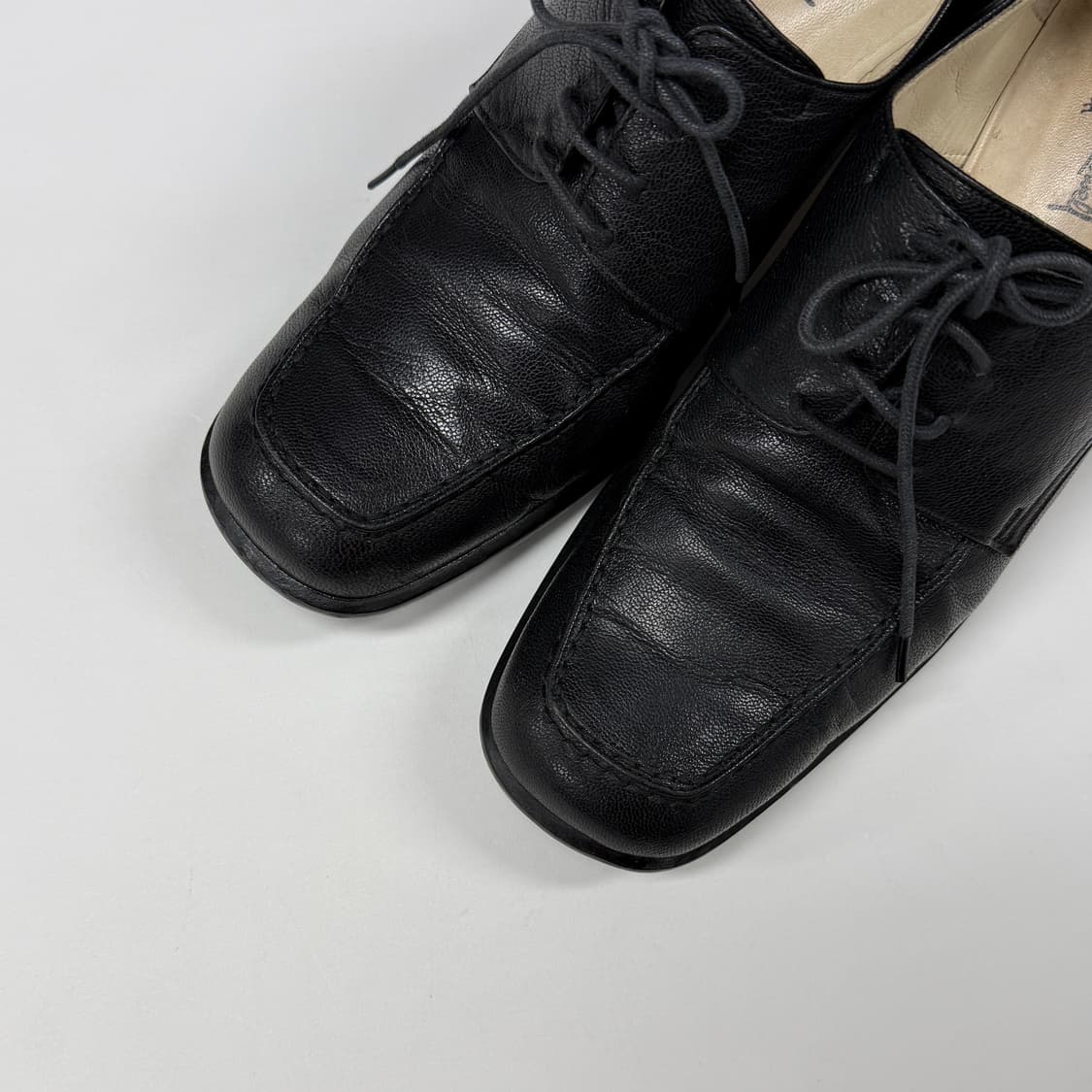 90s Margaret Howell square toe mid heel 상품이미지3