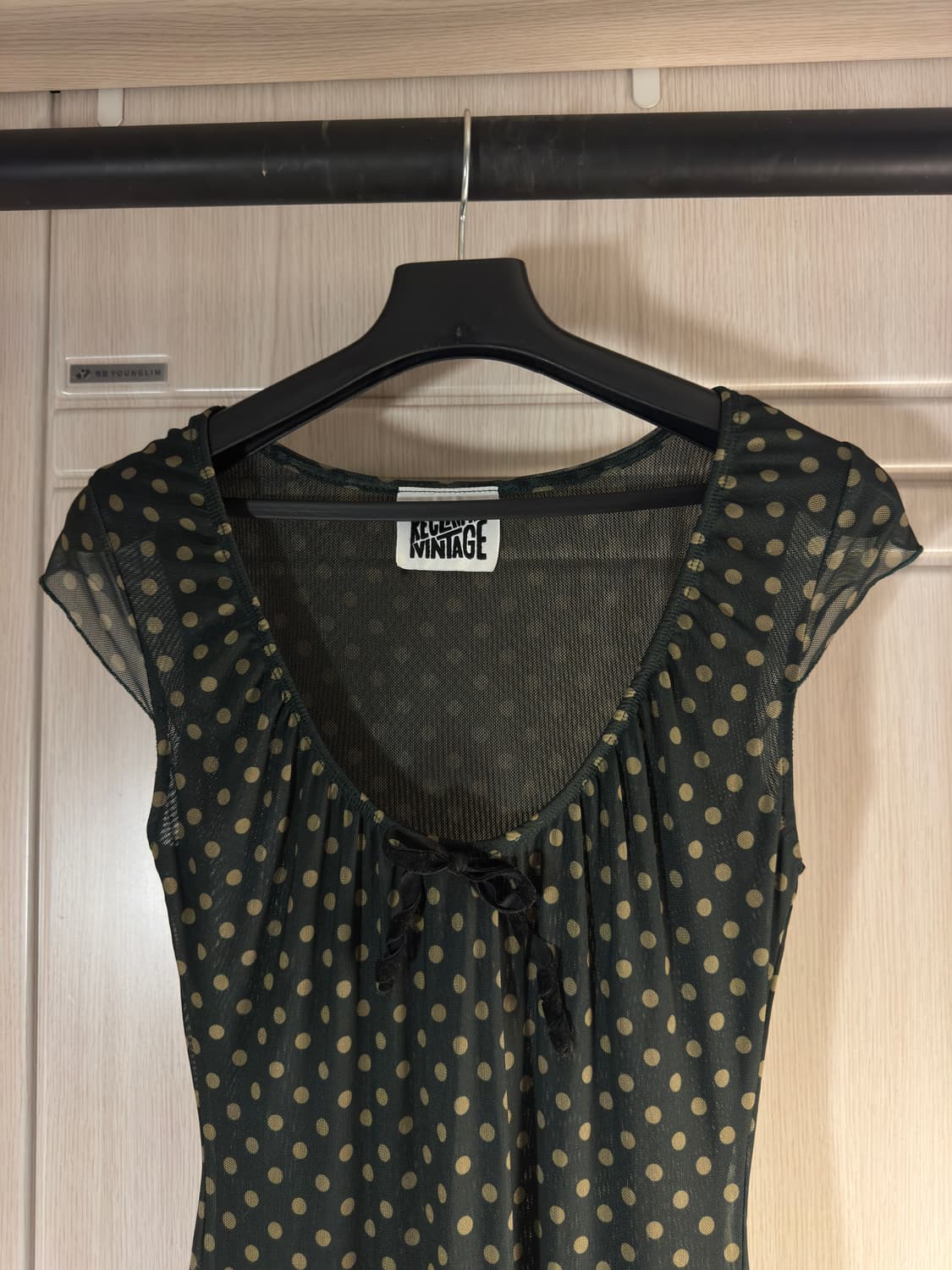 asos 빈티지 도트 원피스 상품이미지5