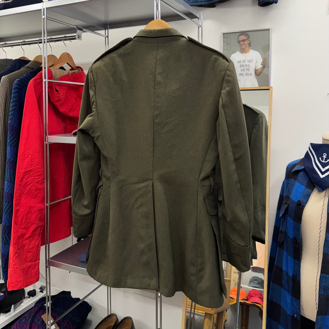 80s USMC 미 해병대 서비스 유니폼 알파 자켓 (M)  상품이미지5