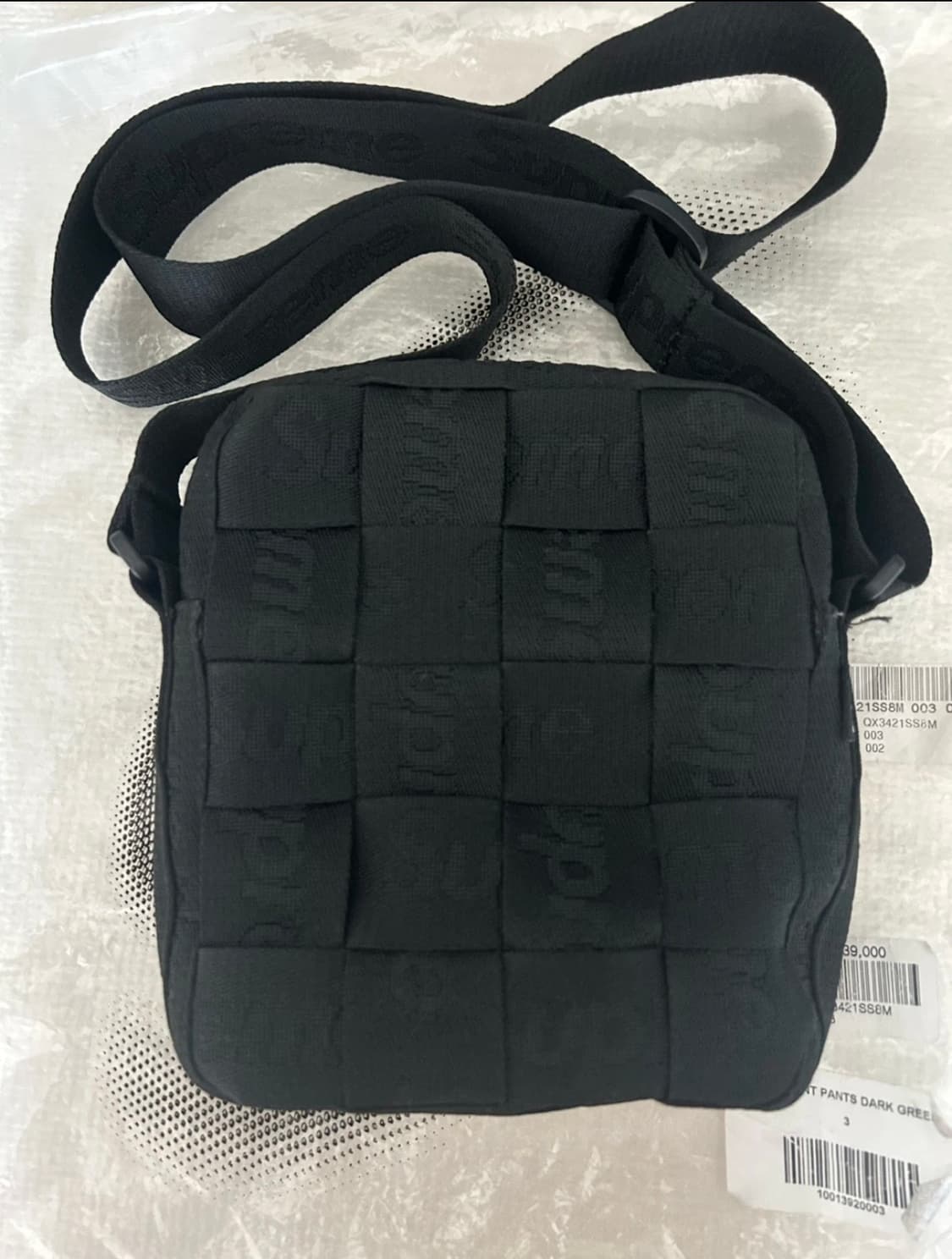 슈프림 우븐 숄더백 블랙 - 24SS 상품이미지2