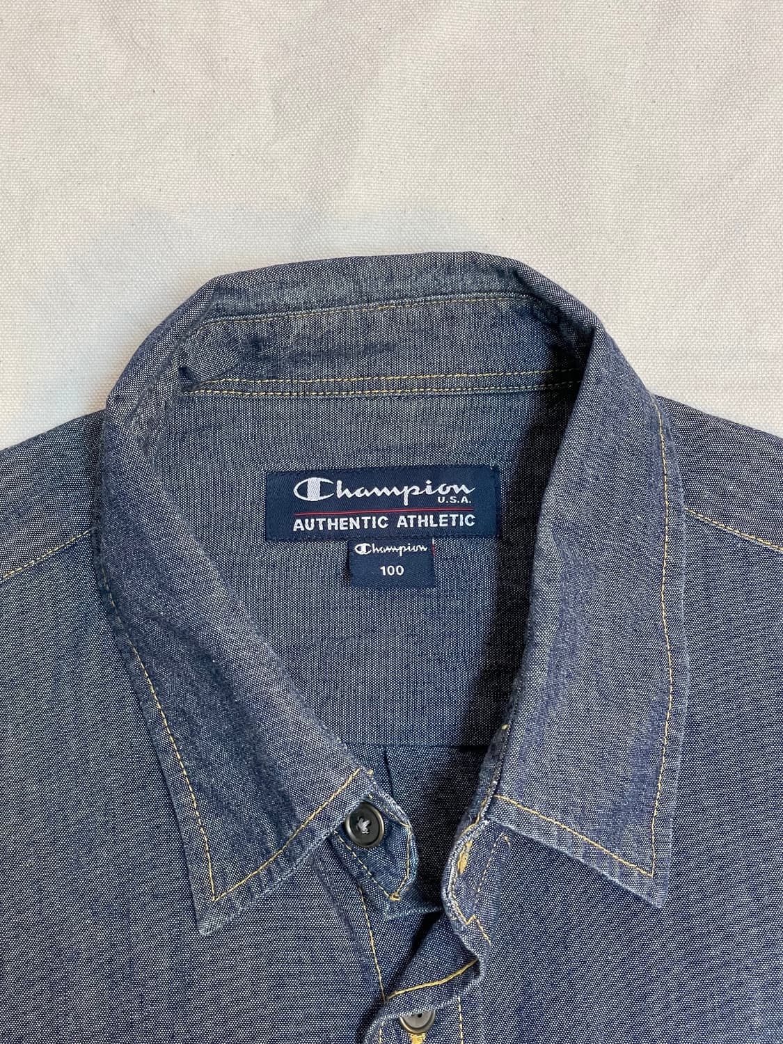 챔피언 데님 셔츠 상품이미지6