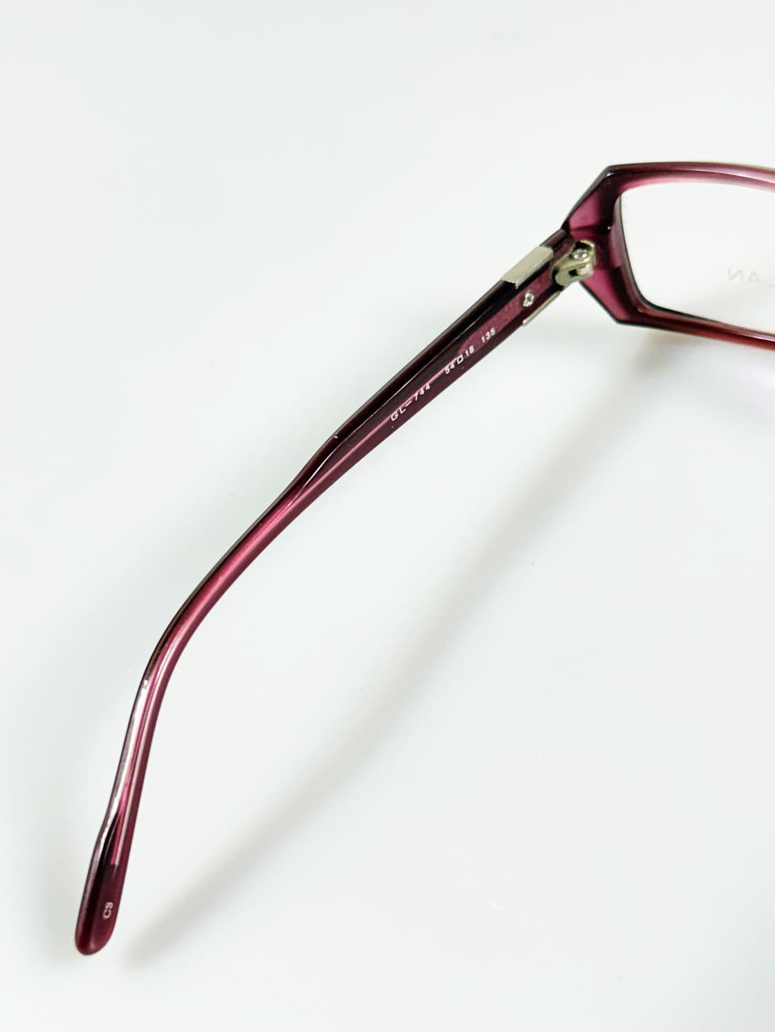 GALLAN 블랙 투톤 스퀘어 뿔테 프레임 빈티지 안경 상품이미지7