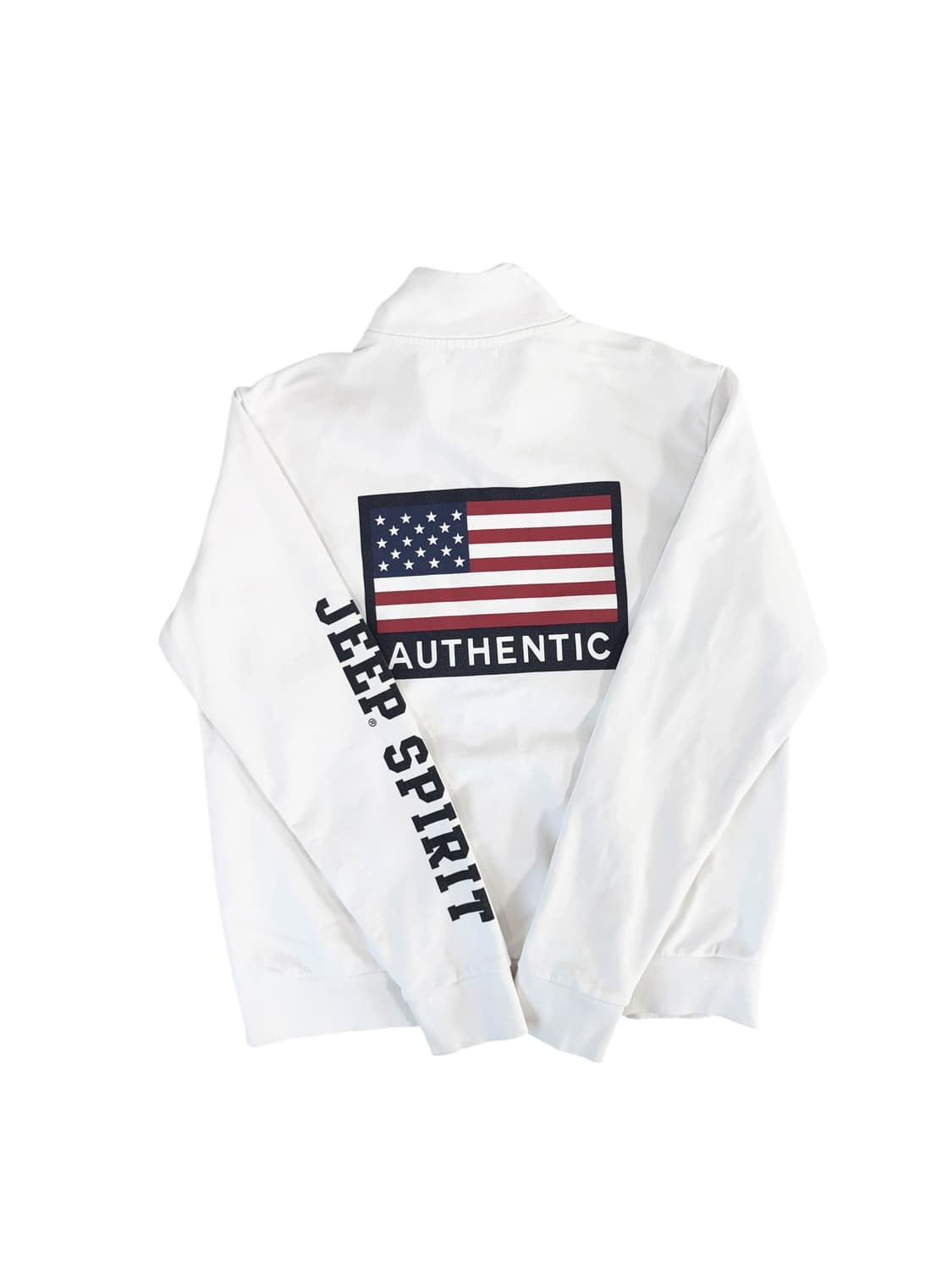 지프 화이트 성조기 집업 xl 상품이미지2
