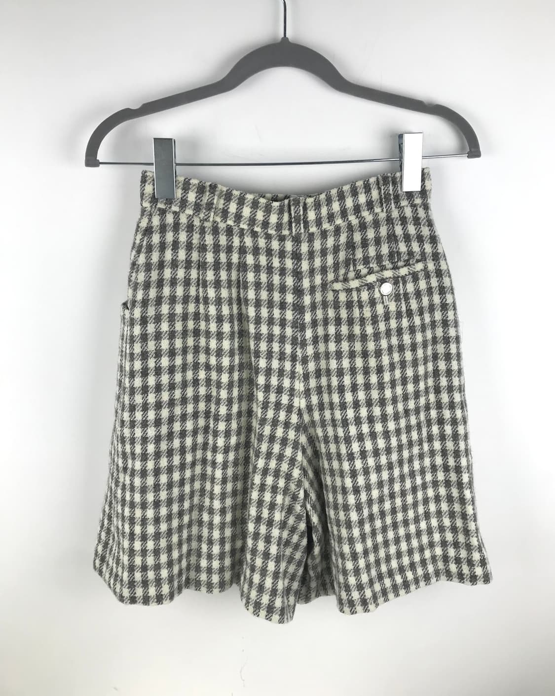 꾸레쥬 체크 투피스 세트 하운드 울 셋업 빈티지자켓 팬츠 트위드 셋업 상품이미지5