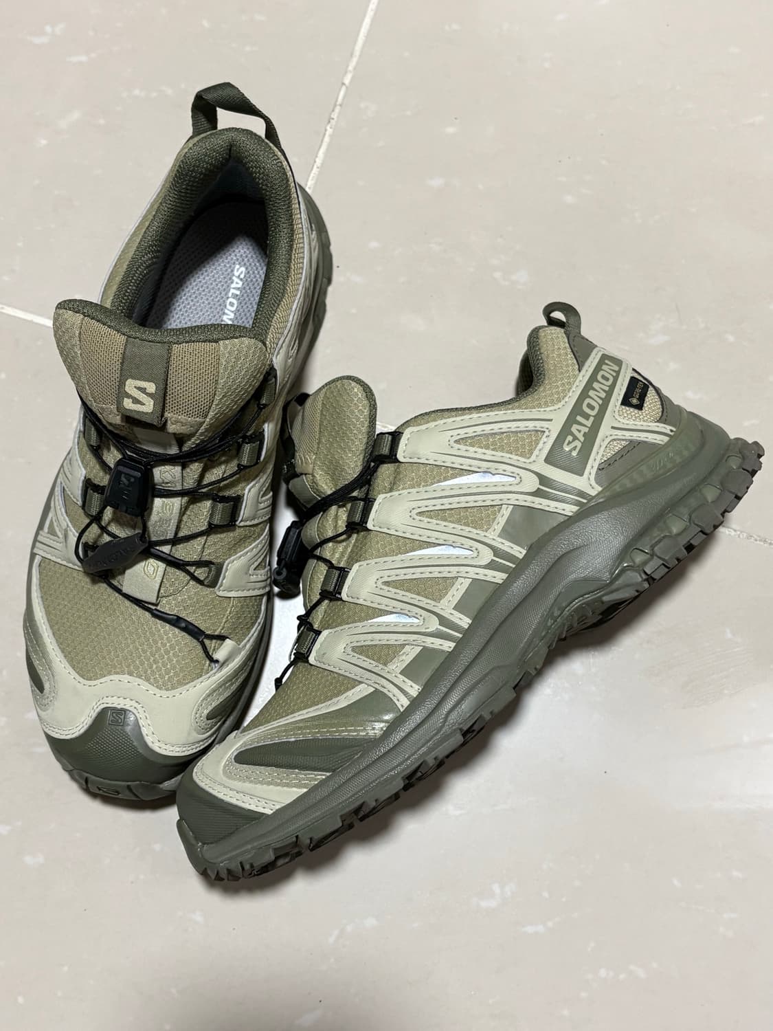 살로몬 그린 xa pro 3d 고어텍스 스니커즈 230 상품이미지2