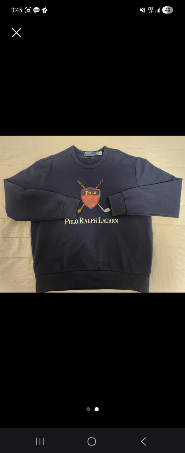 폴로 빔즈 한정판 맨투맨 (네이비/L) 상품이미지2