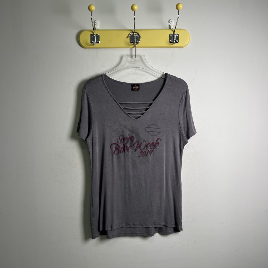 할리데이비슨 2019 스프링 바이크 위크 기념 브이넥 티셔츠 상품이미지1