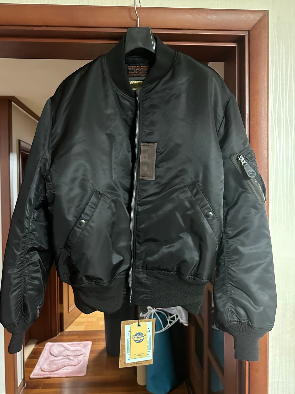 버즈릭슨 윌리엄깁슨 MA-1 블랙 BR15414 3XL 새상품 상품이미지1