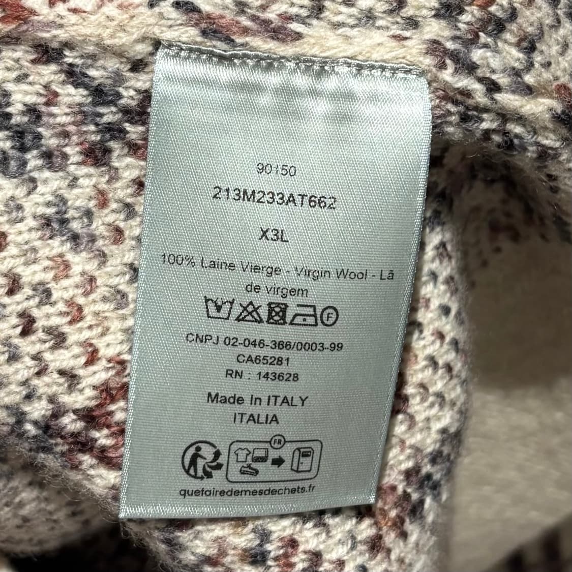 3XL/디올 오블리크 자카드 가디건 상품이미지4