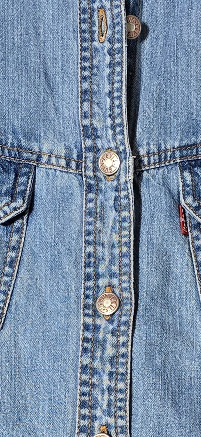90's Levi's 여성 데님 셔츠 L 상품이미지5