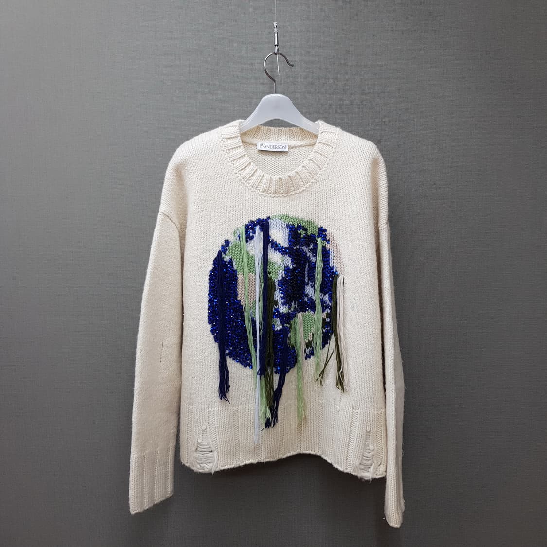 JWANDERSON  울 100% 그래픽 디테일 니트  L사이즈 상품이미지2