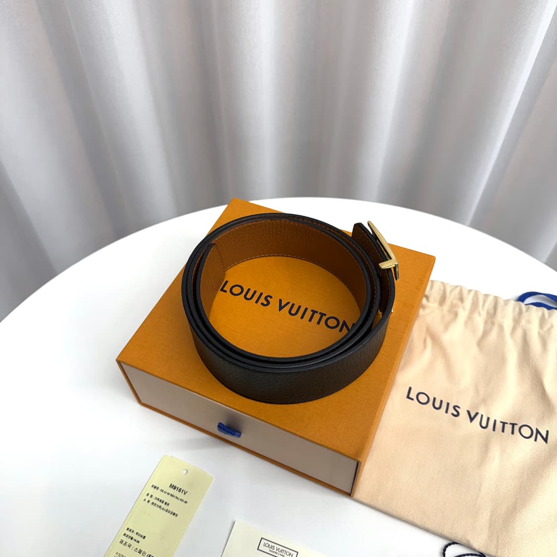 [85] 루이비통 LV 이니셜 리버시블 벨트 40mm 상품이미지6