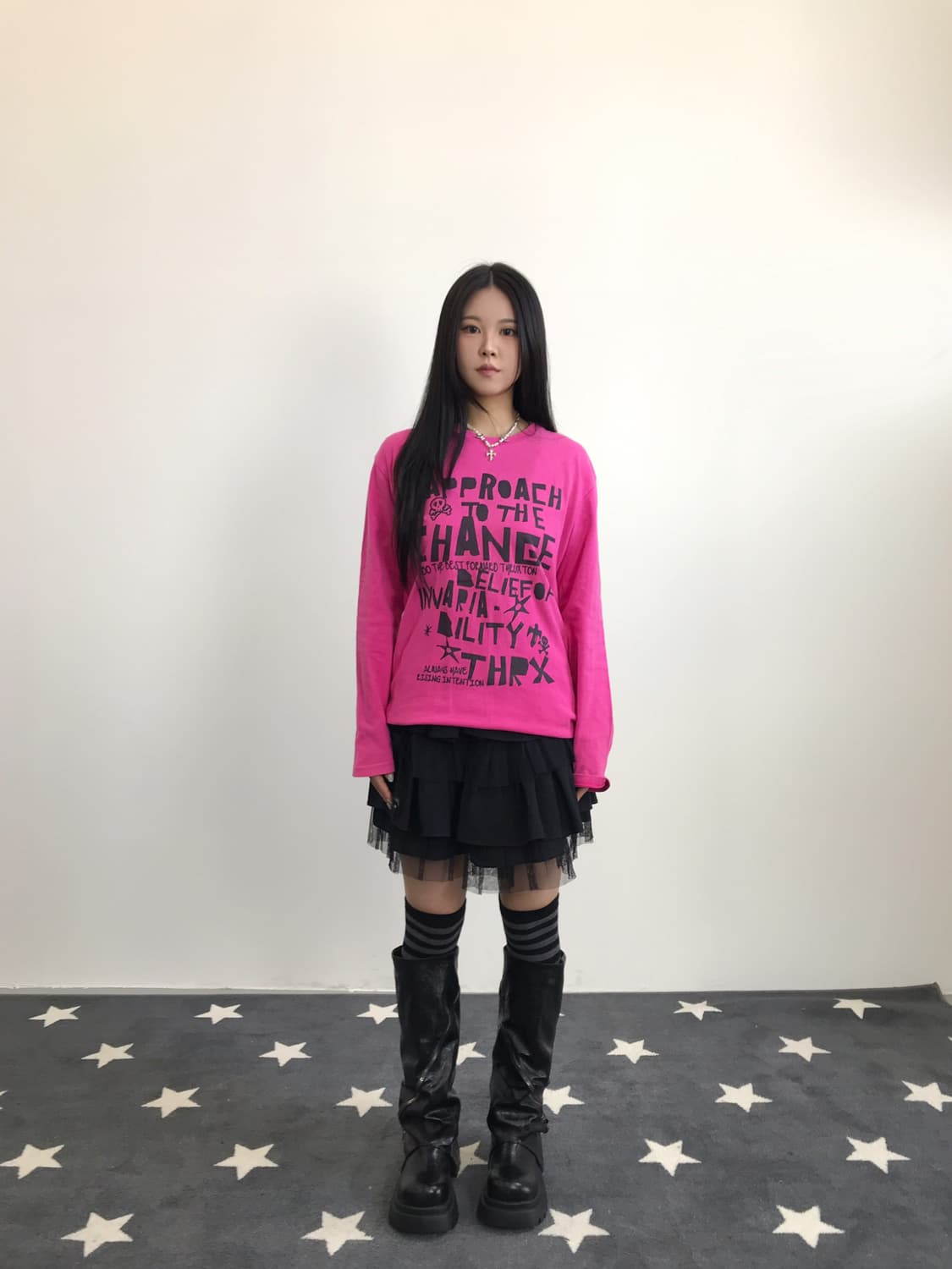 Creedence Gothic Punk Tiered Mini Skirt 상품이미지4