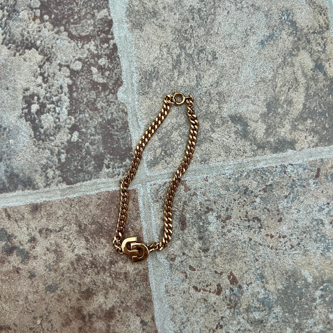 CD로고 금장 체인 팔찌 상품이미지5