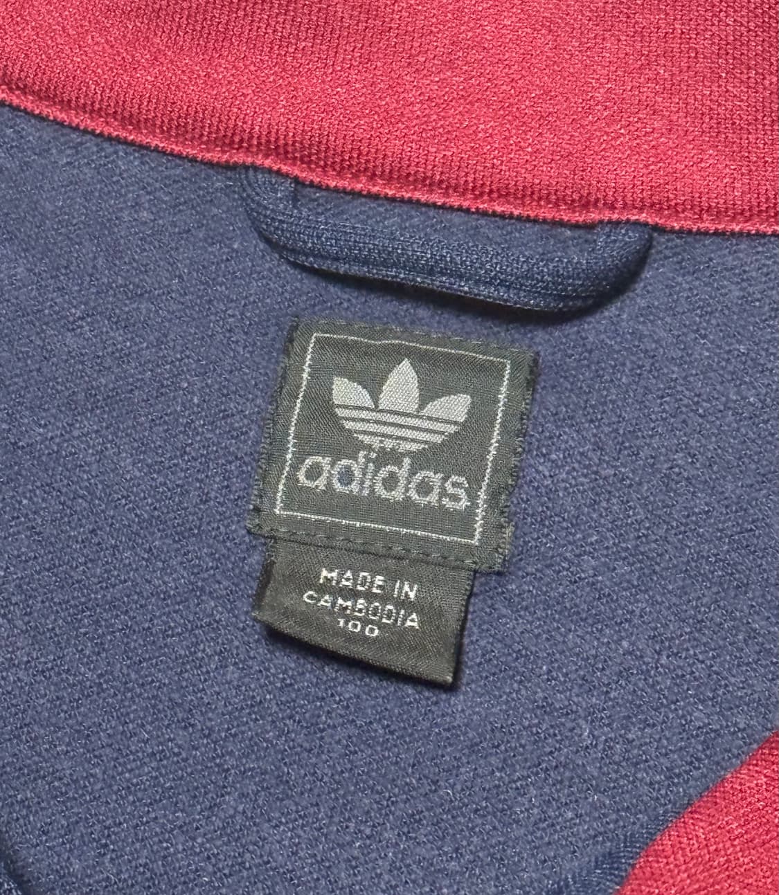 아디다스 딥네이비 버건디 져지 셋업 상품이미지5