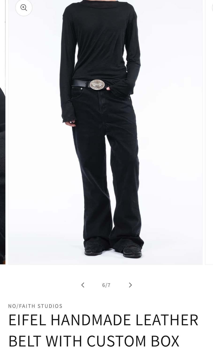 Nofaithstudio 핸드메이드 레더벨트 상품이미지2