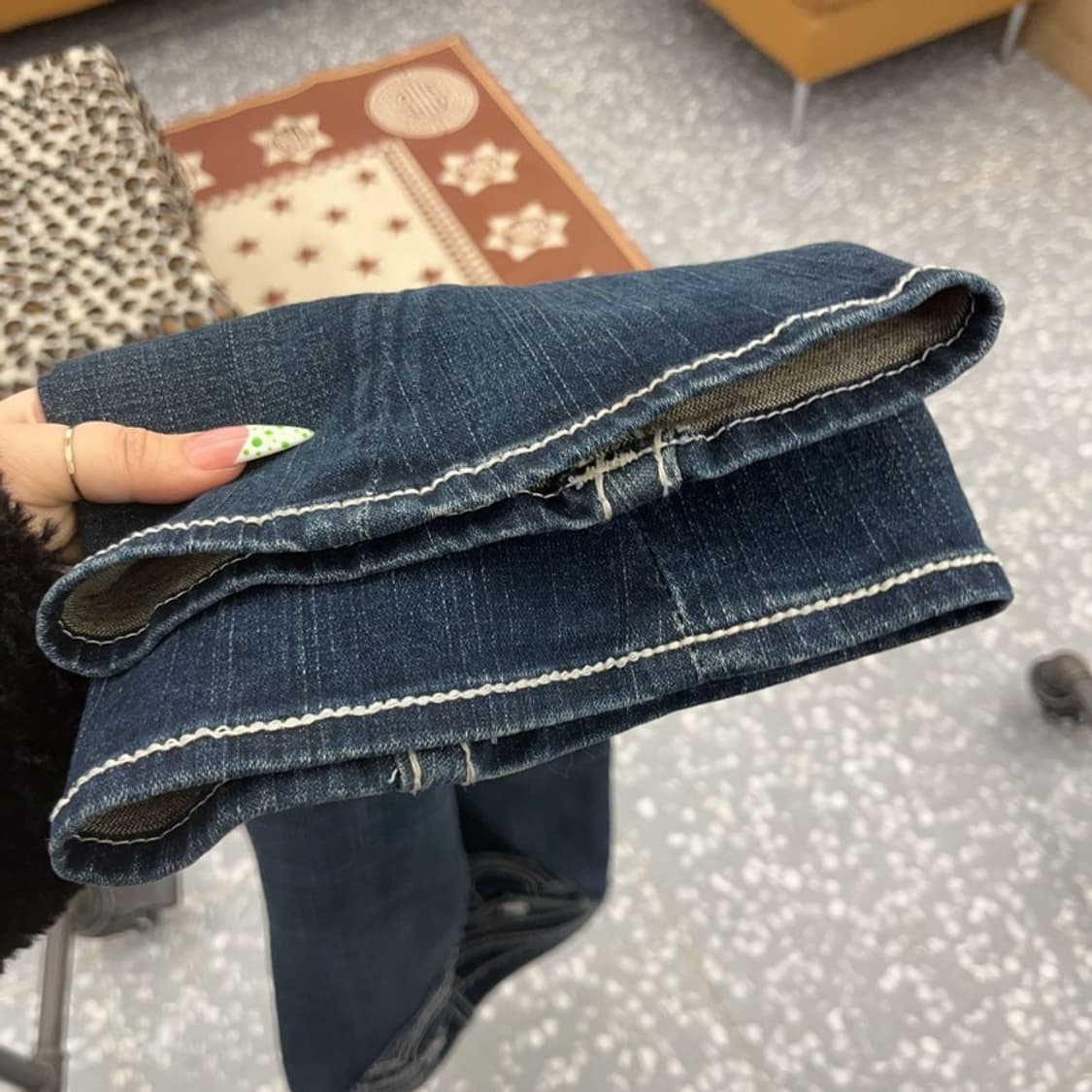 트루릴리전 조이빅티 올드스쿨 레트로 부츠컷 데님팬츠 25인치 C09027 상품이미지9