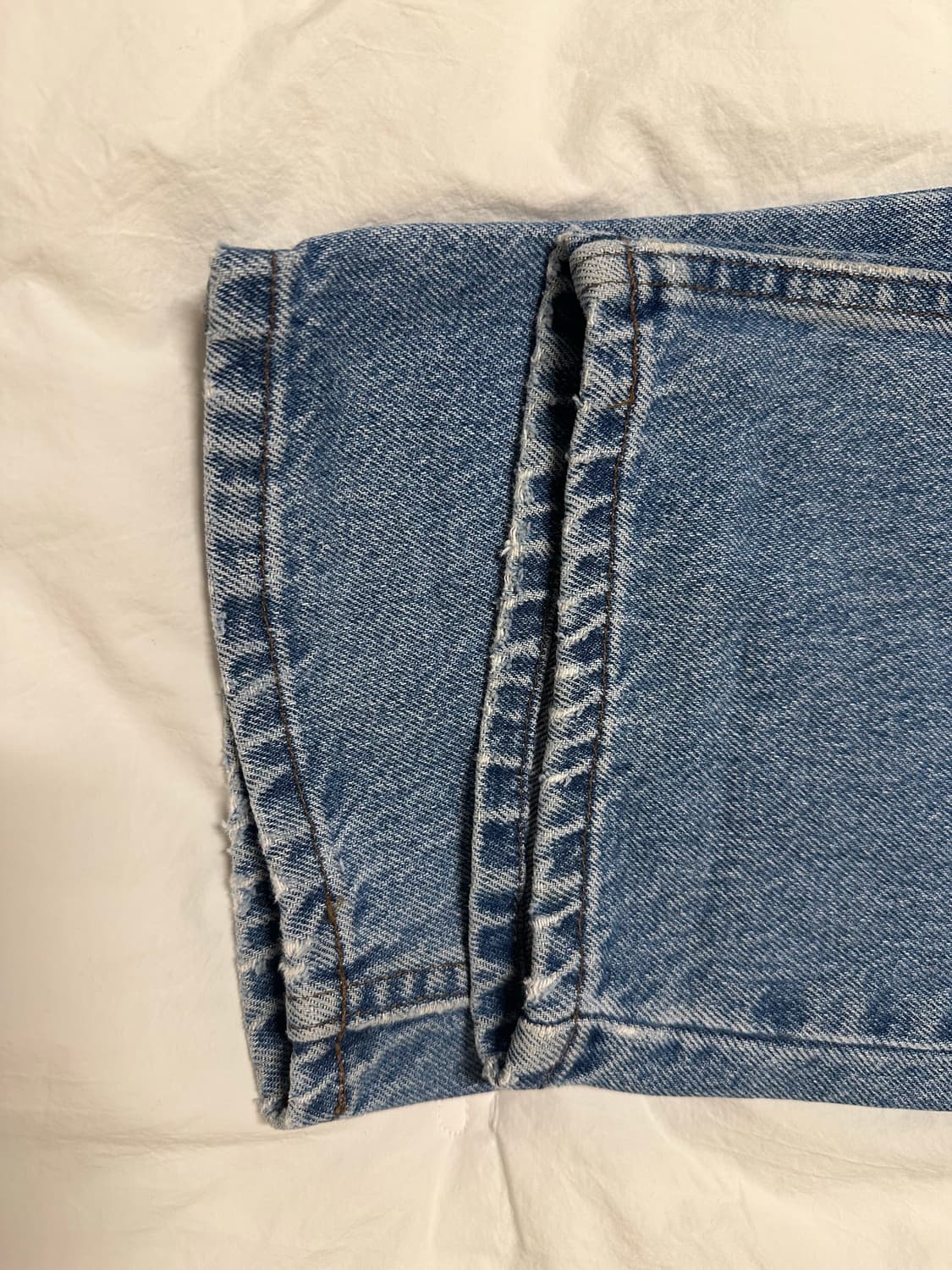 (33x32)할리데이비슨 00‘s 빈티지 연청 데님 청바지 상품이미지5