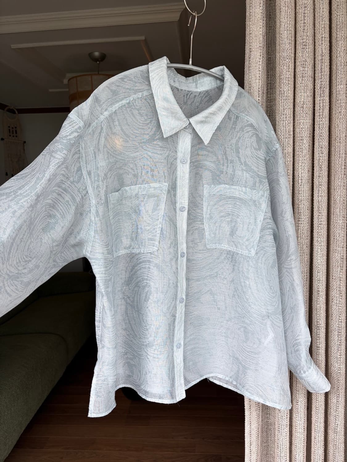 patterned blouse 상품이미지7