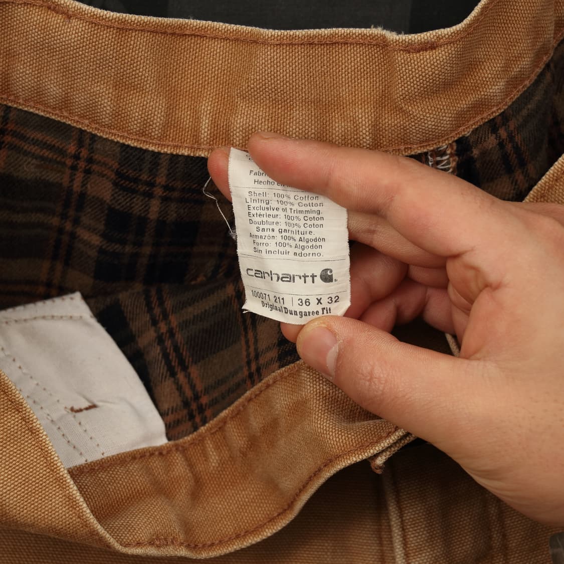 칼하트 더블니 워크팬츠 CML 상품이미지5