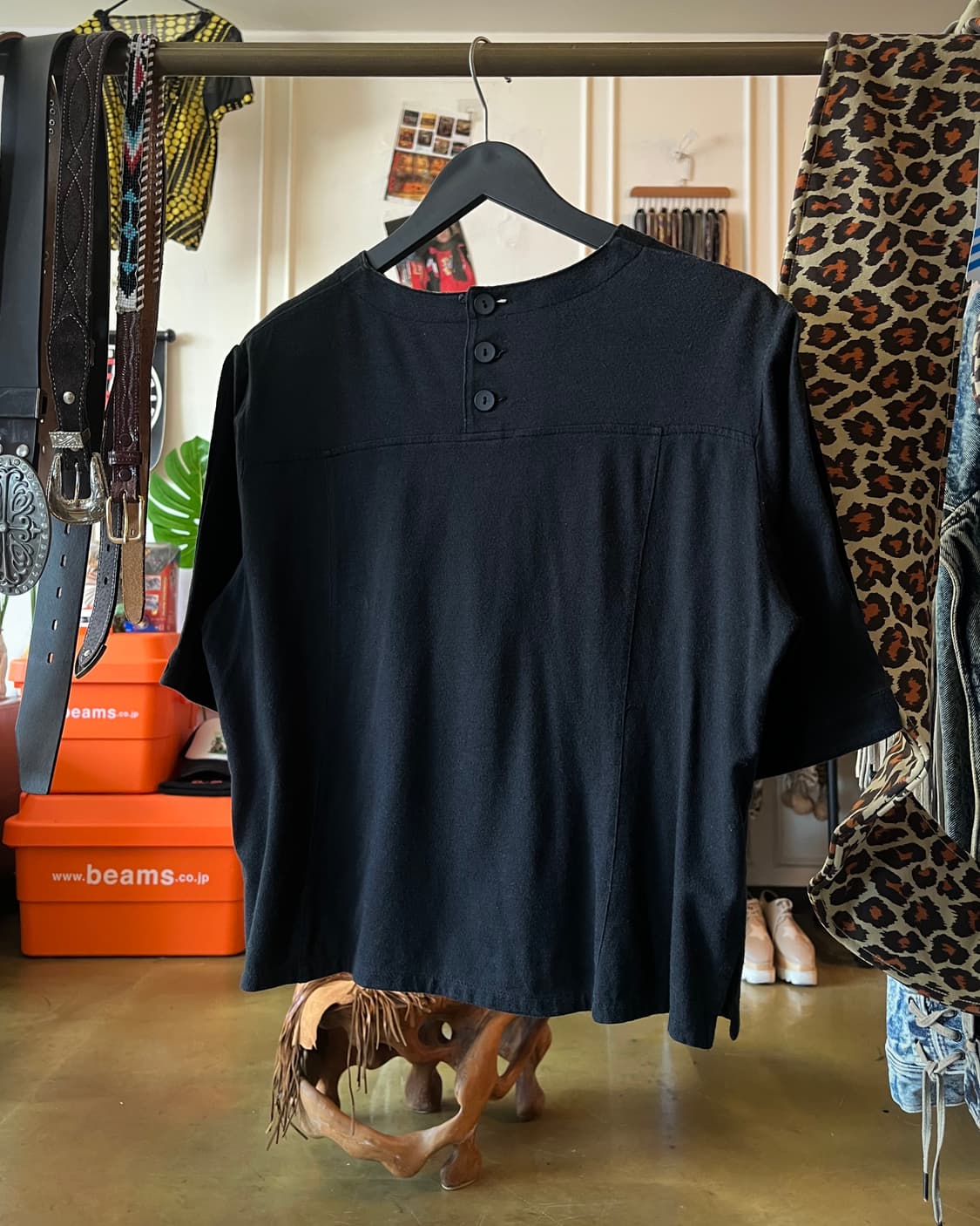 JPN Vintage Leopard Docking 1/2 T-Shirt 상품이미지9