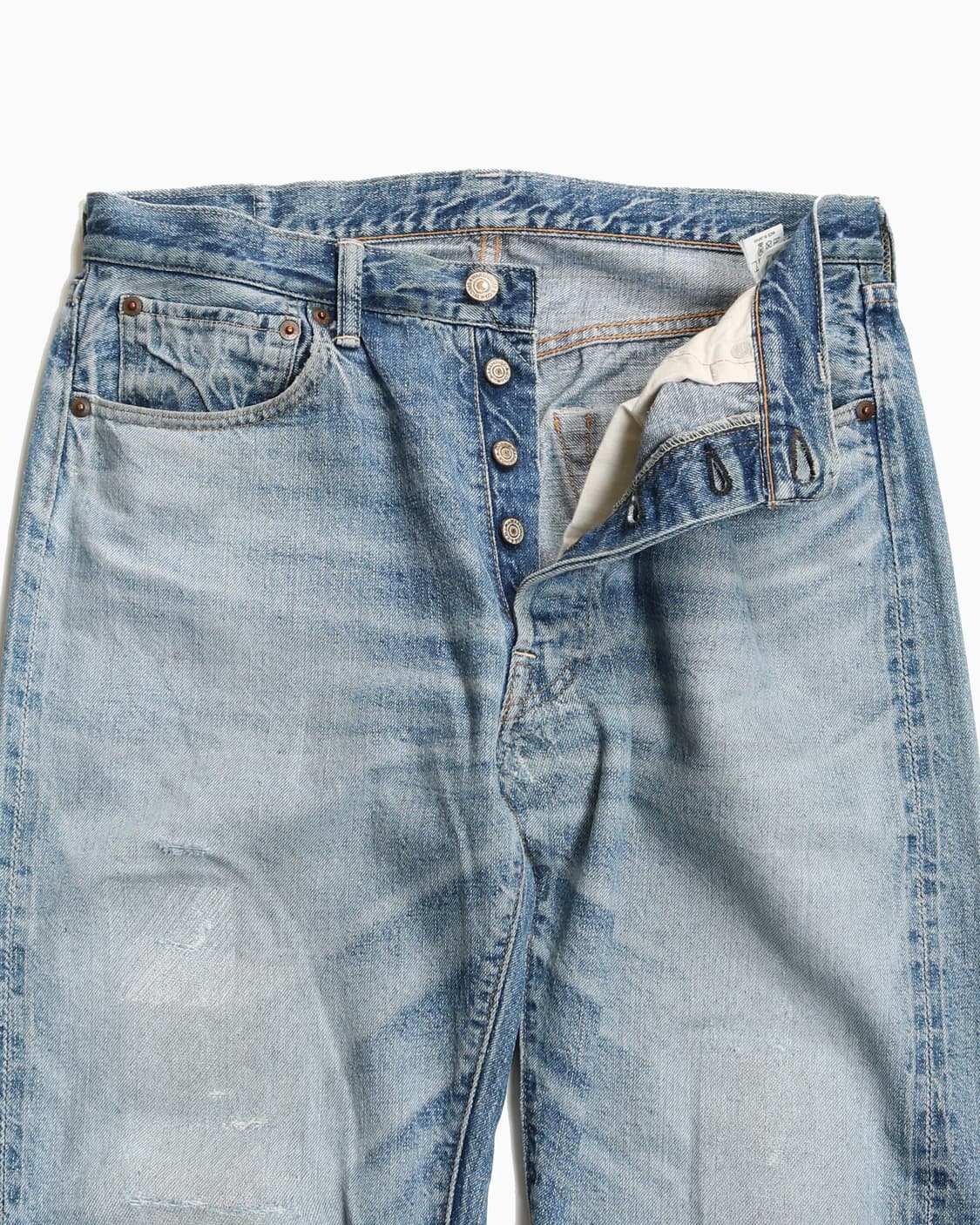 웨어하우스 1101 셀비지데님팬츠 리페어 상품이미지3