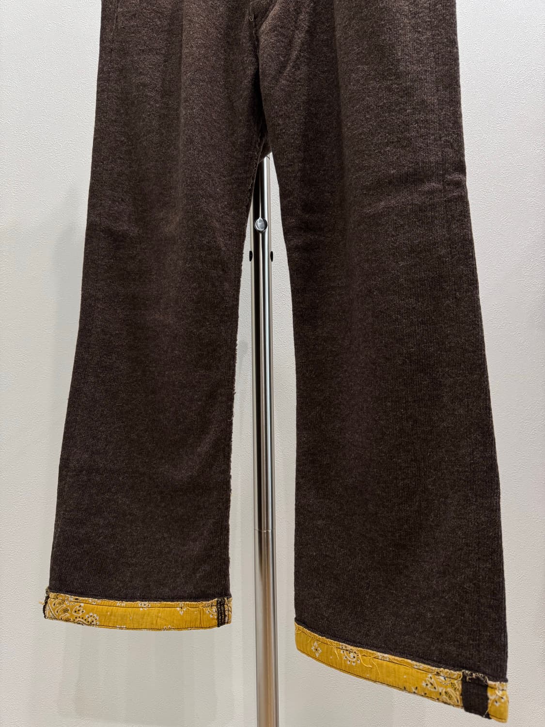 준야와타나베 03fw 반다나 프레이드 울 팬츠 상품이미지4