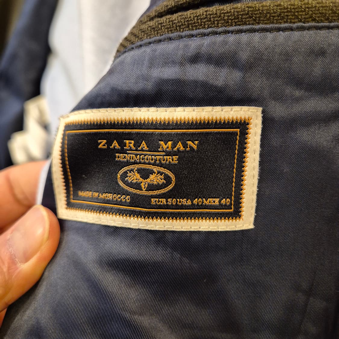 M(95) 자라 카키 블레이져  상품이미지4