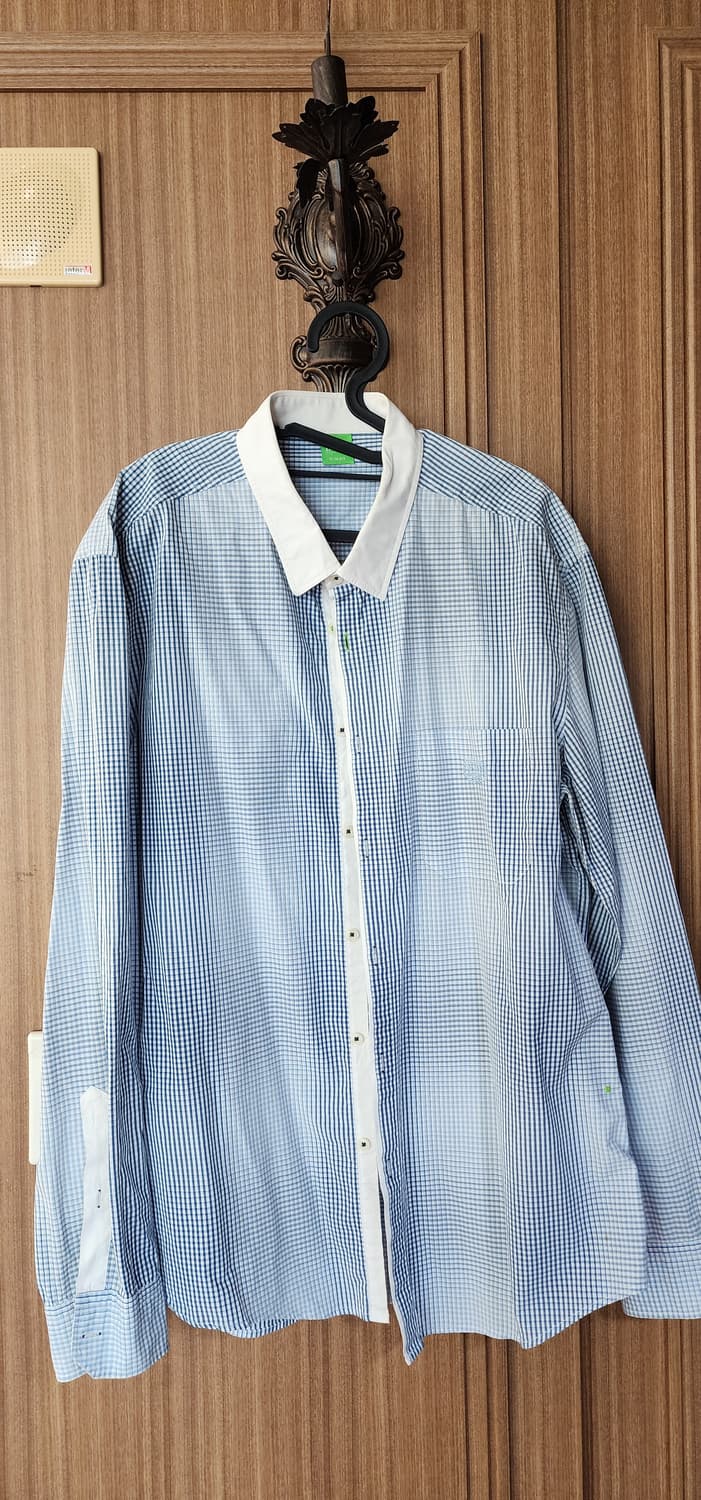 휴고보스 블루 스트라이프 셔츠 상품이미지1