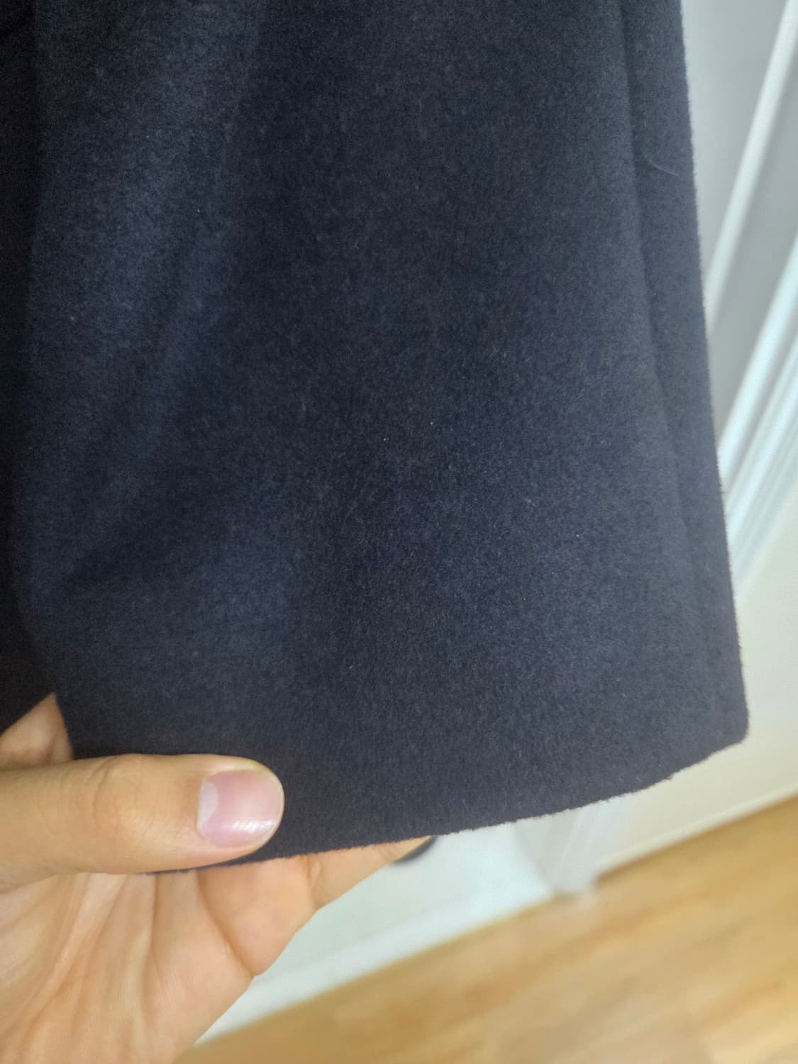 [22FW] 쿠어 COOR MTR 투 버튼 싱글 코트 (블랙) 상품이미지7