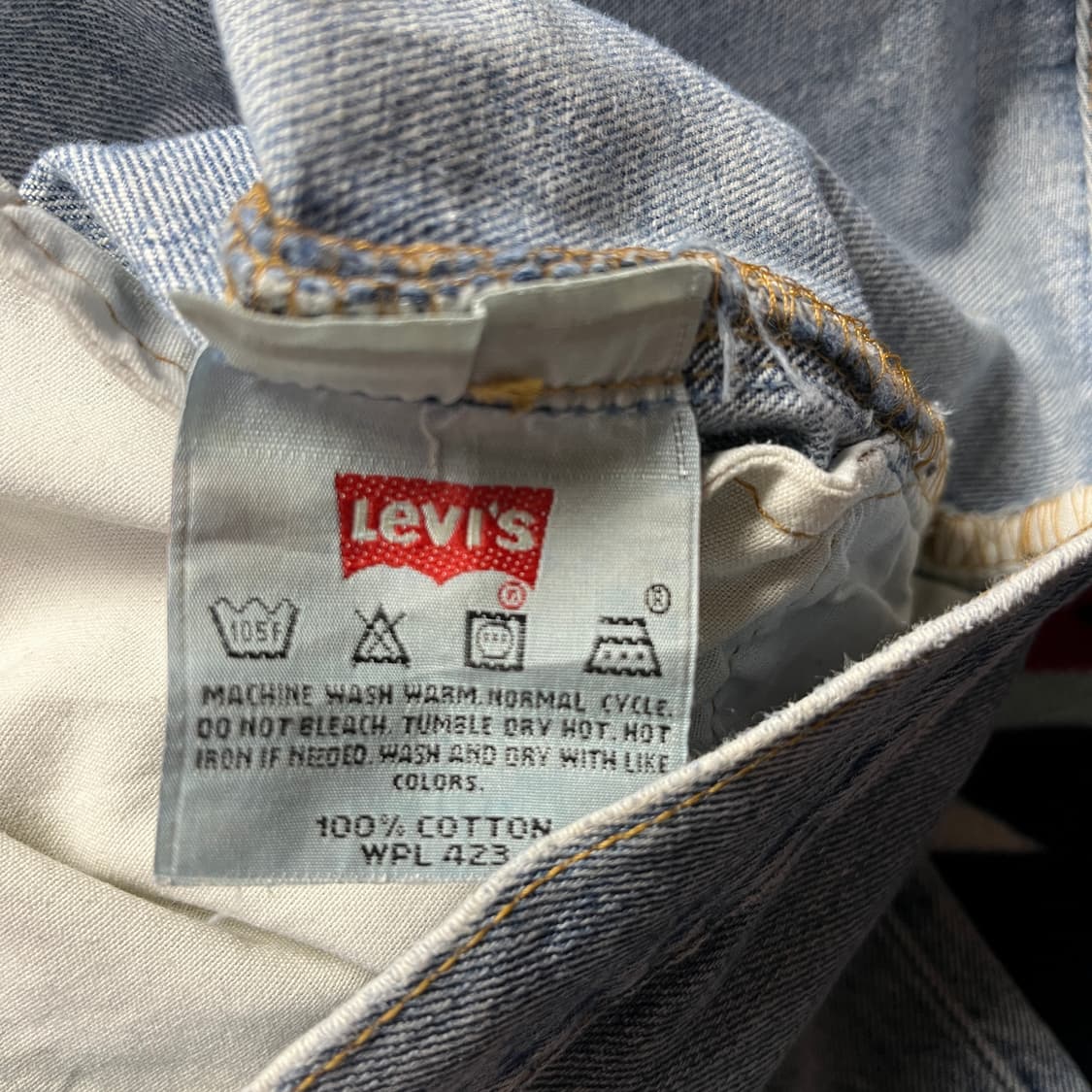 90s 리바이스 501 빈티지 데님 (실측확인) 상품이미지6