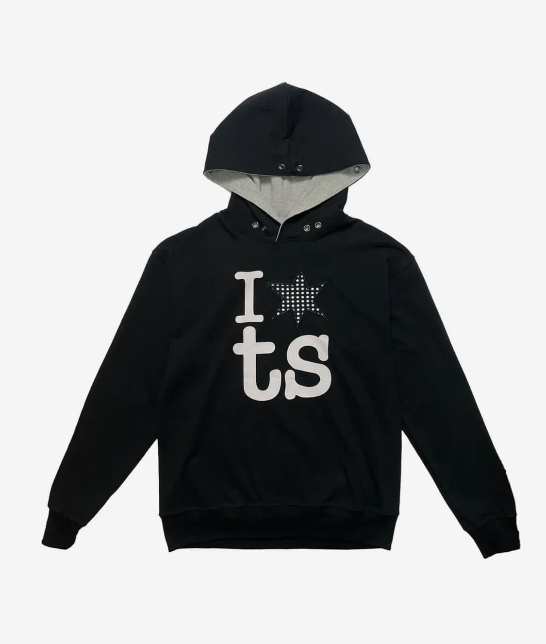 아일렛 후드티 블랙 상품이미지2