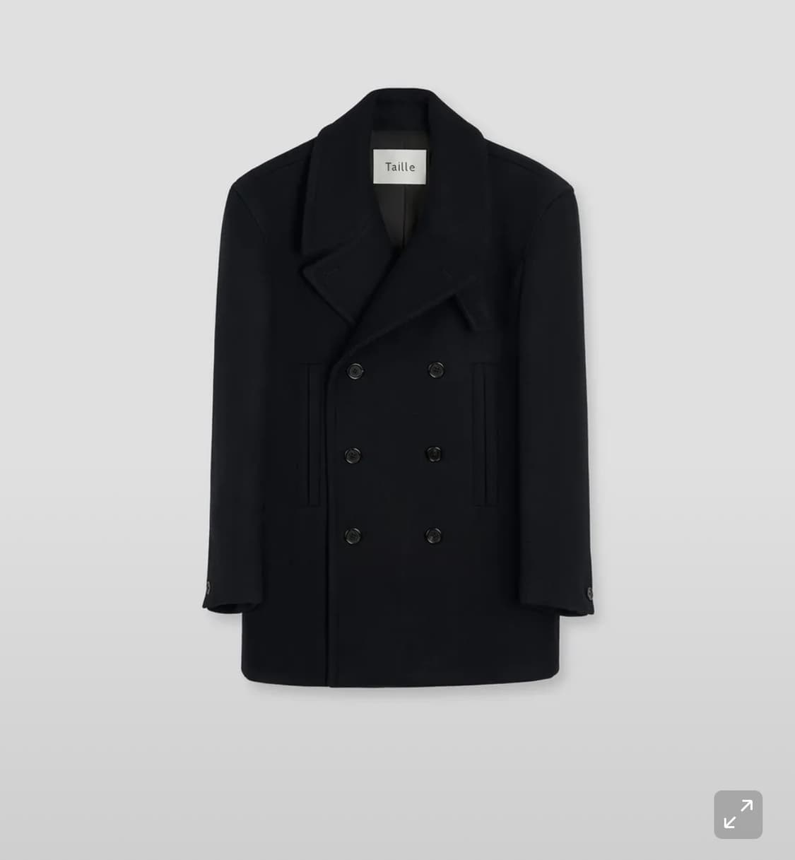 [2]타일레 25fw피코트 다크네이비 상품이미지1