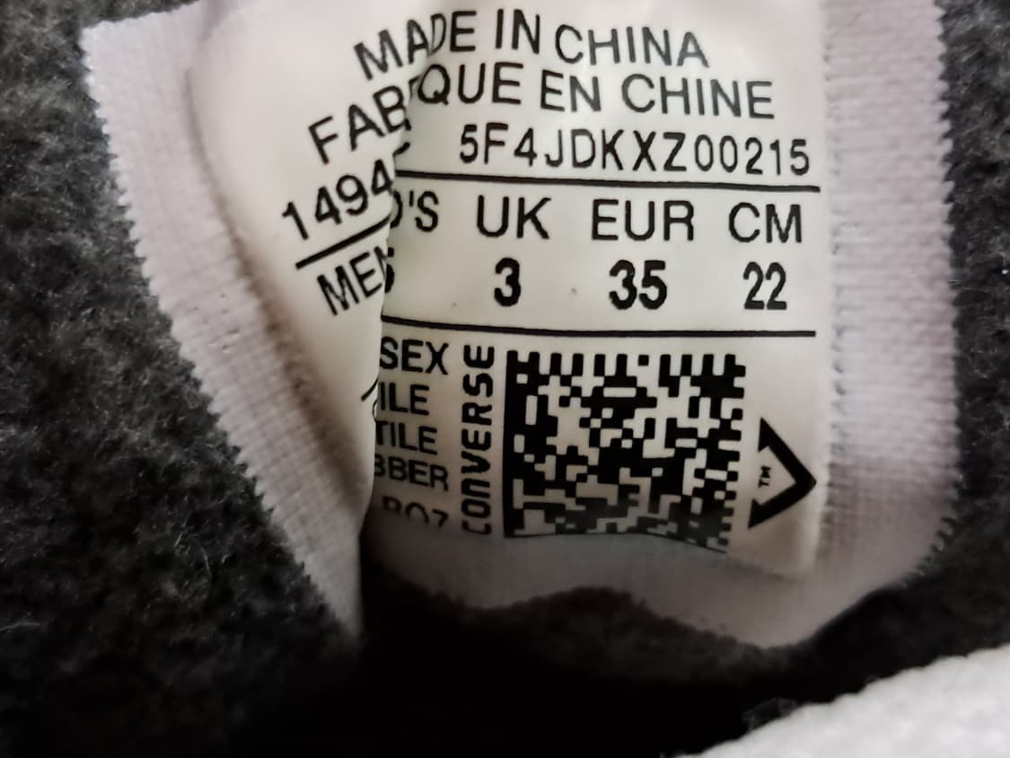 컨버스 패딩 스니커즈 220 상품이미지9