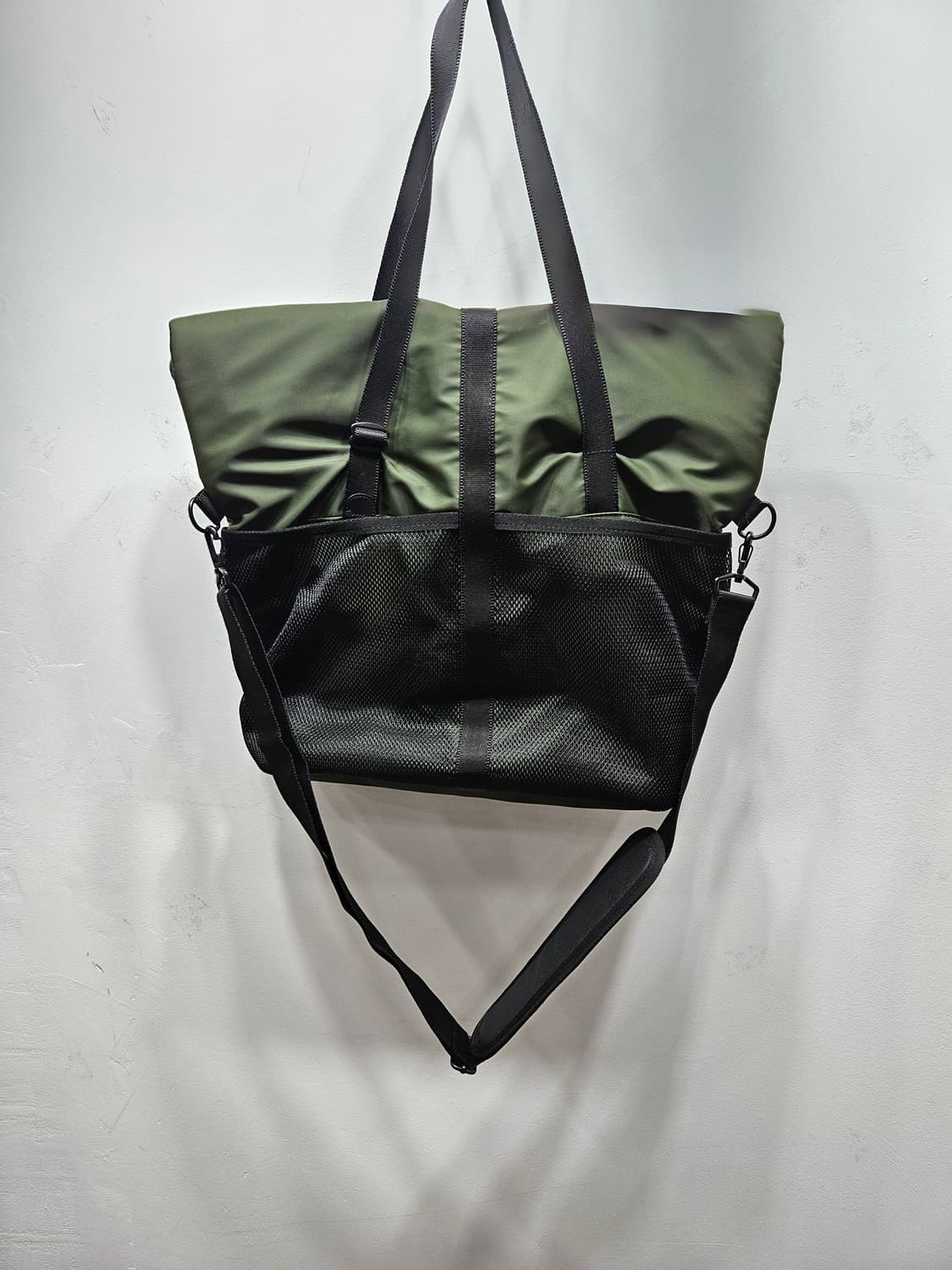 핑(PING) 롤탑 토트백 카키/블랙 상품이미지10