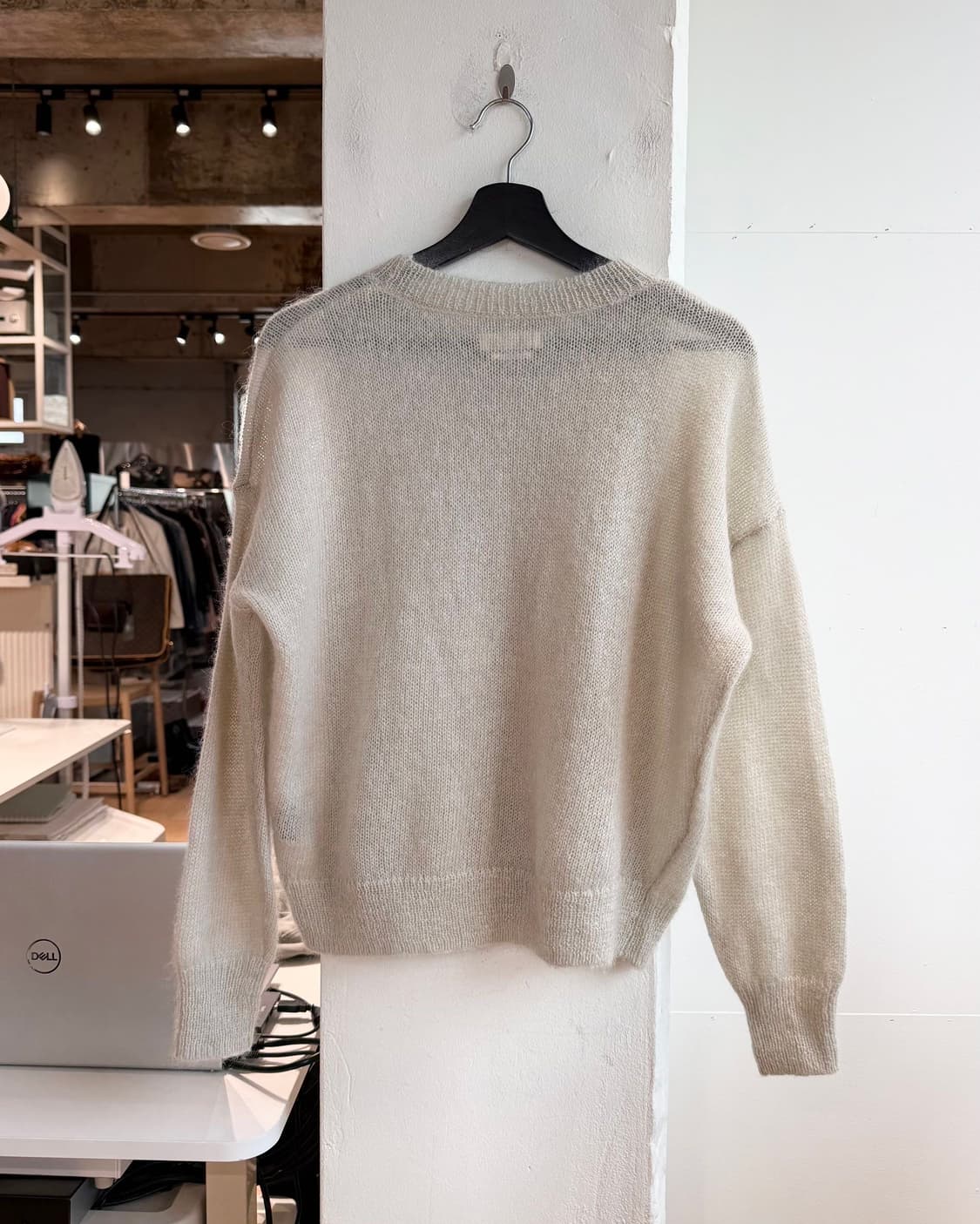 이자벨마랑 아이보리 모헤어혼방 니트  상품이미지7